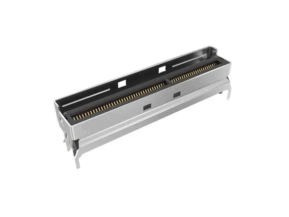 Produktfoto 1 von Amphenol Communications Solutions Serie Mini Cool Edge IO Kantensteckverbinder, 0.6 mm, 74-polig, Vertikal, Panel