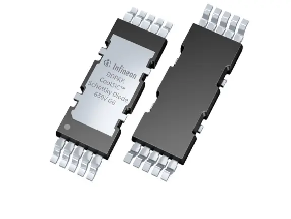 Produktfoto 1 von Infineon IDDD20G65C6 Oberfläche Schottky-Barrier-Diode Schottky-Diode, 650 V / 20 A, 10-Pin TO-263