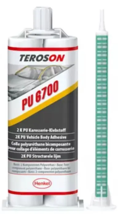 Produktfoto 1 von TEROSON PU 6700 PUR Polyurethankleber Beige, Schwarz, für Metalle, Kunststoffe