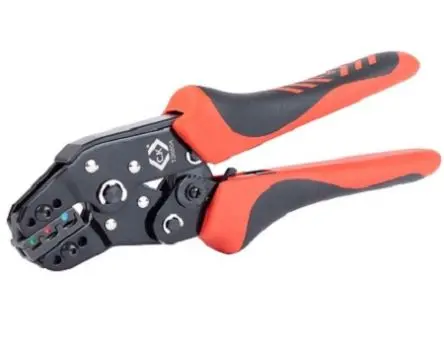 Produktfoto 1 von CK Ratchet Crimping Pliers Crimp-Werkzeug 0.25 to 2.50 mm 24 to 14 AWG für Isolierte Anschlussklemmen, 25mm