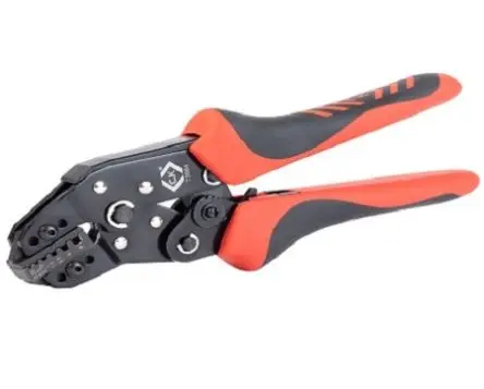 CK Ratchet Crimping Pliers Crimp-Werkzeug 0.25 to 6 mm für Drahtverschraubungen, 25mm