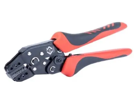 Produktfoto 1 von CK Ratchet Crimping Pliers Crimp-Werkzeug 0.14 to 2.5 mm für Drahtverschraubungen, 25mm