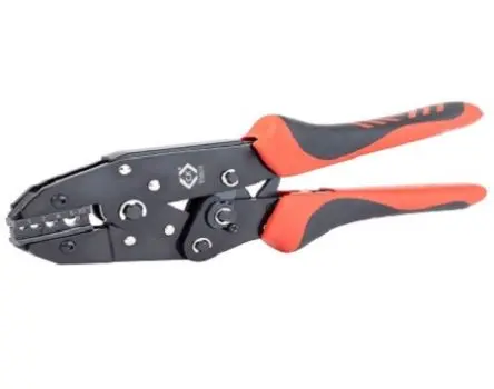 CK Ratchet Crimping Pliers Crimp-Werkzeug 1 to 10 mm für Nicht isolierte Anschlussklemmen, 25mm