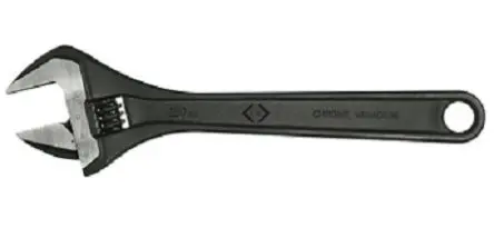 Produktfoto 1 von CK Rollgabelschlüssel Rollgabelschlüssel, Einstellbar Griff, Backenweite 60 mm, / Länge 450 mm