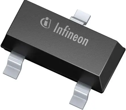 Produktfoto 1 von Infineon Hall-Effekt-Sensor mit Bipolarer Hall-Latch, 1.6 mA, 25 mA 32V Lötstift 3 V Offener Abfluss Rastend -40 °C 107