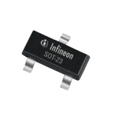 Produktfoto 1 von Infineon Hall-Effekt-Sensor mit Unipolarer Schalter, 1.6 mA, 25 mA 32V Lötstift 3 V Offener Abfluss 3G, 4G -40 °C 107 °C
