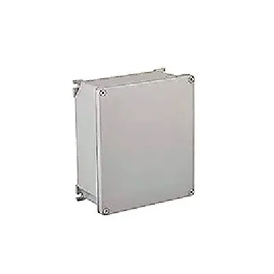 Produktfoto 1 von Molex 93604; Gehäuse; Aluminiumdruckguss; Grau RAL 9006 Geflanscht IP69, IP66 Breite 155 mm Höhe 178 mm Länge 80 mm