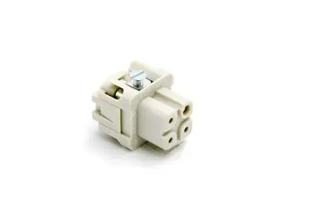 Produktfoto 1 von Molex 93601 Modul für robusten Stromversorgungsstecker Buchse, 3-polig 10A, Schraubanschlussklemme,