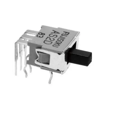 Nidec Components Schiebeschalter Ein-Ein, 2-poliger Umschalter Leiterplattenmontage 50mA, PC-Klemme