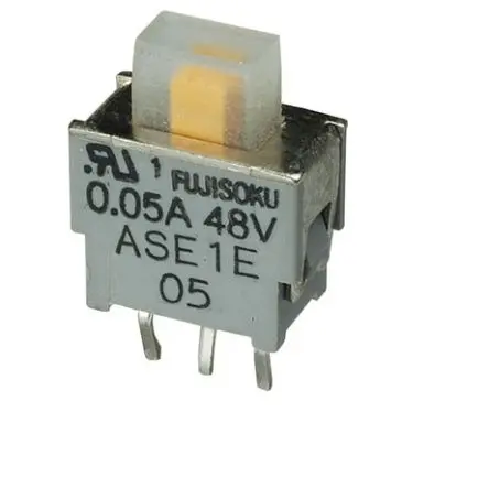 Nidec Components Schiebeschalter Ein-Aus-Ein, 1-poliger Umschalter Leiterplattenmontage 50mA, PC-Klemme