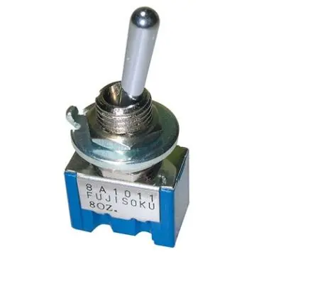 Nidec Components Leiterplattenmontage Kippschalter 2-poliger Wechsler, Ein-Ein, 6A, Lot