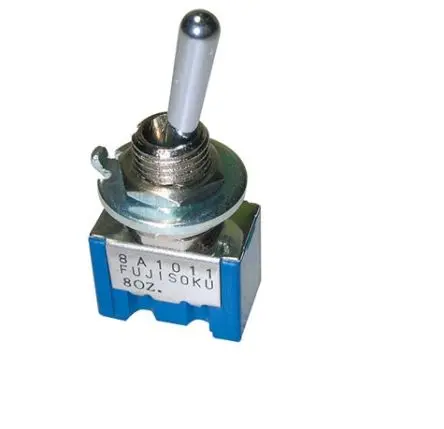 Nidec Components Leiterplattenmontage Kippschalter 2-poliger Wechsler, Ein-Ein, 6A, PC-Klemme