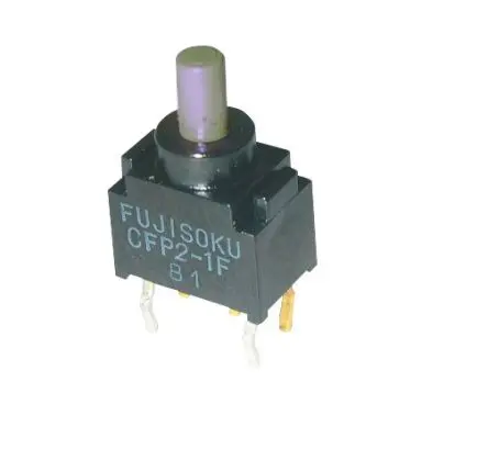Nidec Components CFP2 Druckschalter Ein-Ein Leiterplattenmontage Ø 5.6 x 7 mm, 1-poliger Umschalter 28 V dc