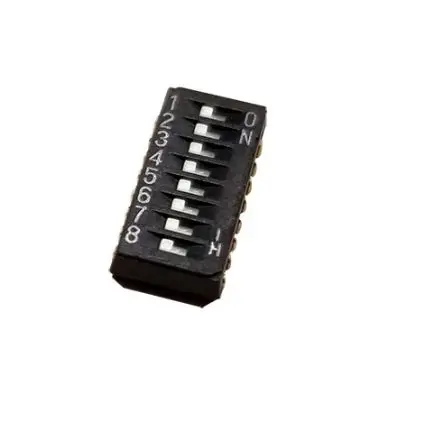 Produktfoto 1 von Nidec Components Schiebeschalter, 8 PST Oberfläche 100mA