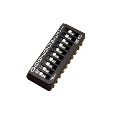 Produktfoto 1 von Nidec Components Schiebeschalter, 10PST Oberfläche 100mA