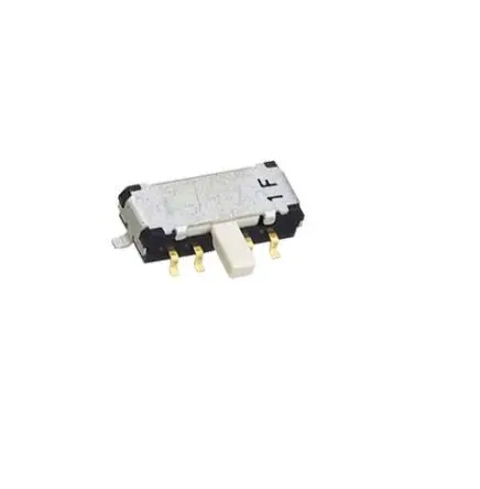 Produktfoto 1 von Nidec Components Schiebeschalter 2-polig, DP3T Oberfläche 100mA Polyamid, Lot
