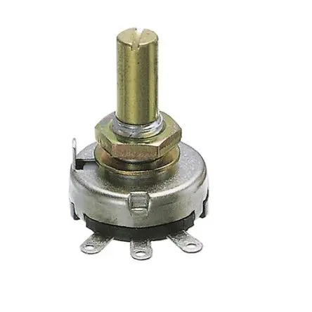 Produktfoto 1 von Nidec Components CRV16 Drehen Potenziometer 10 kΩ 20 % / 0.25 W, Schaft-Ø 5 mm