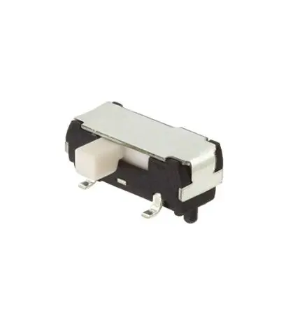 Produktfoto 1 von Nidec Components Schiebeschalter 1-polig, 1-poliger Umschalter Oberfläche 500mA, SMD Gull-Wing