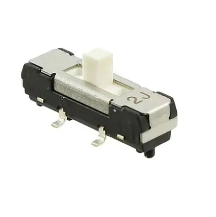 Nidec Components Schiebeschalter 1-polig Oberfläche 500mA, Gebogener Haken