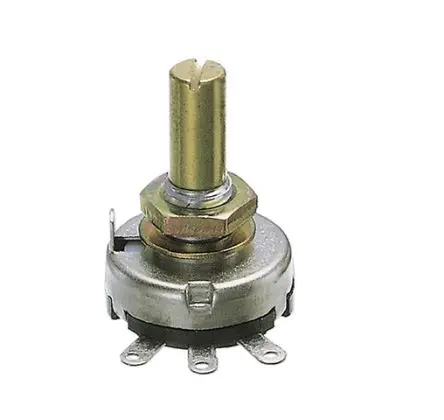 Produktfoto 1 von Nidec Components CRV16 Drehen Potenziometer 5 kΩ 20 % / 0.25 W, Schaft-Ø 5 mm