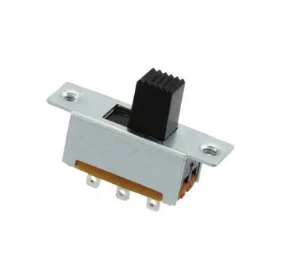 Produktfoto 1 von Nidec Components Schiebeschalter Ein-Ein, 2-poliger Umschalter Panel 10mA Polyamid, Lot
