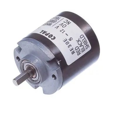 Produktfoto 1 von Nidec Components Optischer Encoder, 600 Impulse/Umdrehung Imulse/U 24V dc, mit 4 mm Flachschaft, Draht