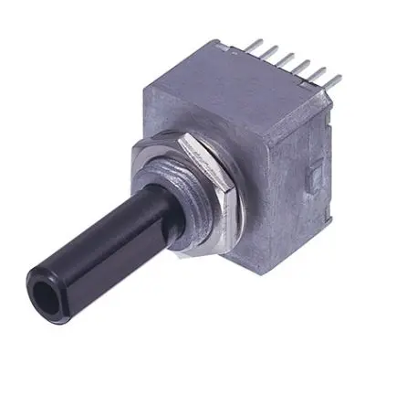Nidec Components Optischer Encoder, 25 Impulse/Umdrehung Imulse/U 5V dc, mit 8 mm Flachschaft, Stift, Einrastmontage