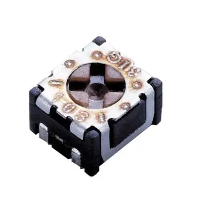 Produktfoto 1 von Nidec Components ST2 1-Gang Oberfläche Trimm-Potentiometer, Einstellung von oben, 1 mΩ, 20 %, 0.1 W, J-Haken, L. 2.8 mm