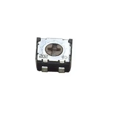 Produktfoto 1 von Nidec Components ST-42 1-Gang Oberfläche Trimm-Potentiometer, Einstellung von oben, 2 mΩ, 20 %, 0.25 W, J-Haken, L. 5.2