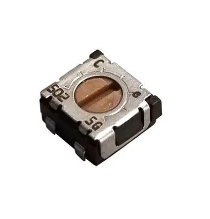 Produktfoto 1 von Nidec Components ST4 1-Gang Oberfläche Trimm-Potentiometer, Einstellung von oben, 2 mΩ, 20 %, 0.25 W, J-Haken, L. 5.2 mm