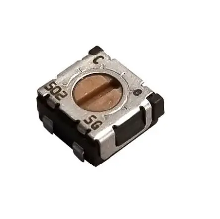 Produktfoto 1 von Nidec Components ST4 1-Gang Oberfläche Trimm-Potentiometer, Einstellung von oben, 2 mΩ, 20 %, 0.25 W, J-Haken, L. 5.2 mm