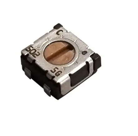 Produktfoto 1 von Nidec Components ST4 1-Gang Oberfläche Trimm-Potentiometer, Einstellung von oben, 2 mΩ, 20 %, 0.25 W, J-Haken, L. 5.2 mm