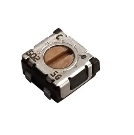 Produktfoto 1 von Nidec Components ST4 1-Gang Oberfläche Trimm-Potentiometer, Einstellung von oben, 2 mΩ, 20 %, 0.25 W, J-Haken, L. 5.2 mm
