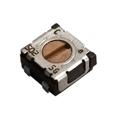 Produktfoto 1 von Nidec Components ST4 1-Gang Oberfläche Trimm-Potentiometer, Einstellung von oben, 2 mΩ, 20 %, 0.25 W, J-Haken, L. 5.2 mm