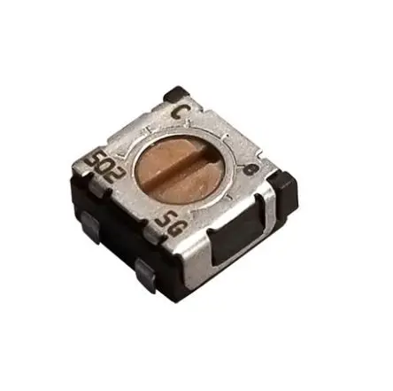 Produktfoto 1 von Nidec Components ST4 1-Gang Oberfläche Trimm-Potentiometer, Einstellung von oben, 2 mΩ, 20 %, 0.25 W, J-Haken, L. 5.2 mm