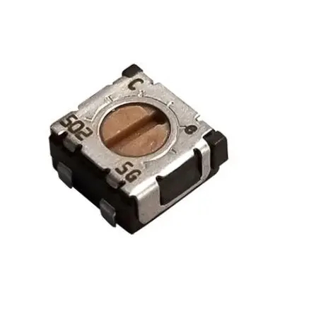 Produktfoto 1 von Nidec Components ST4 1-Gang Oberfläche Trimm-Potentiometer, Einstellung von oben, 2 mΩ, 20 %, 0.25 W, J-Haken, L. 5.2 mm