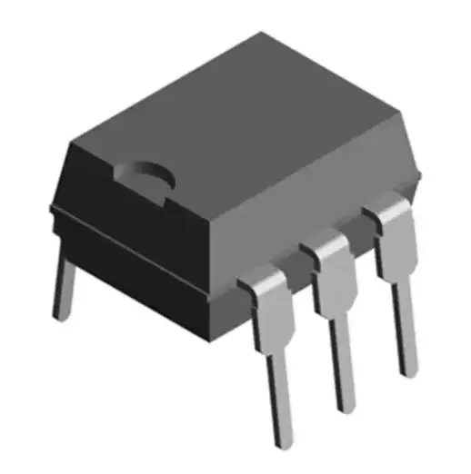 Produktfoto 1 von Vishay IL755 SMD Optokoppler / Photodarlington-Out, 6-Pin SMD