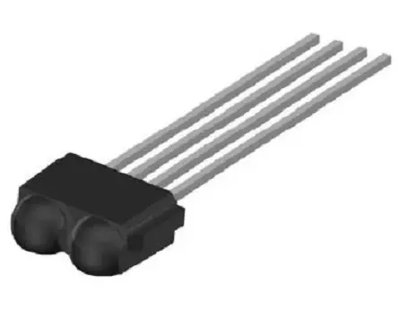 Produktfoto 1 von Vishay Infrarot-Empfänger 5.5 V 2.5 V 4-Pin 38 kHz, max. Bereich 30 m Kabel 5 mA 2.6 mm 6.8 mm