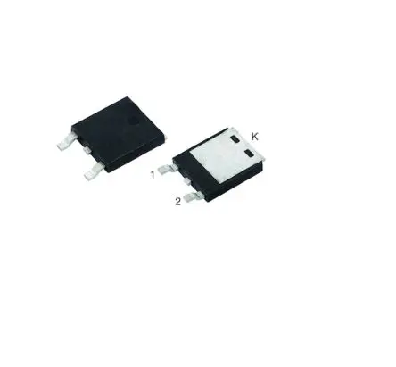 Produktfoto 1 von Vishay V6P Oberfläche Schottky Schottky-Diode 2 Paar gemeinsame Kathode, 100 V / 6 A, 3-Pin TO-252AE