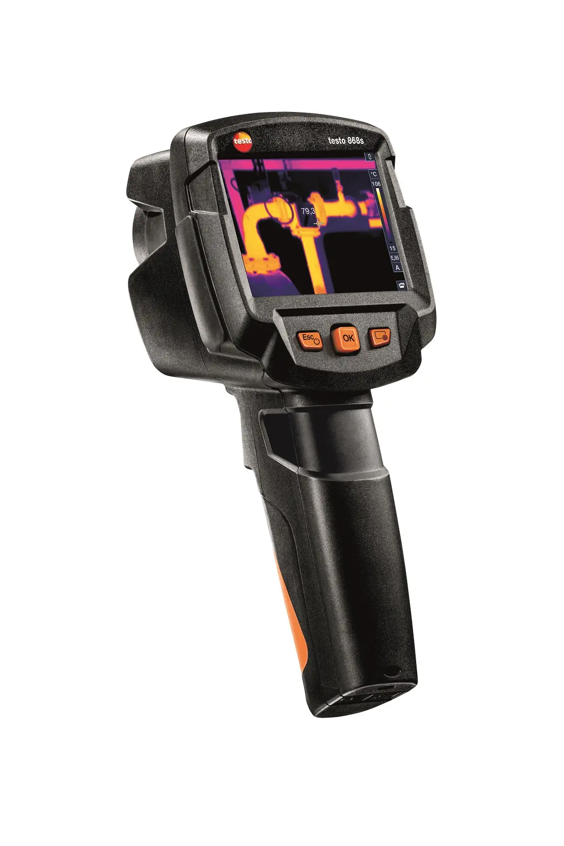 Produktfoto 1 von Testo 868s Wärmebildkamera 160 x 120Pixel, 0 → +650 °C, -30 → +100 °C, ISO-kalibriert