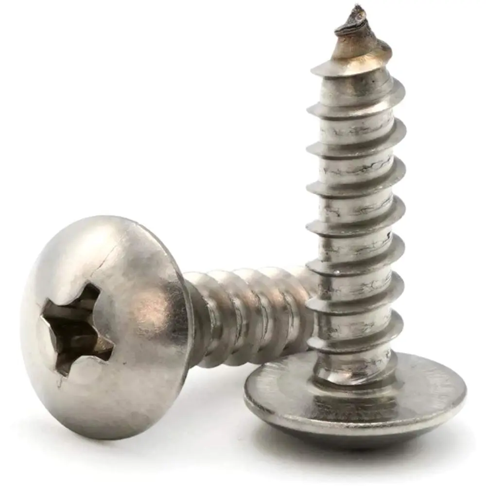 Produktfoto 1 von RS PRO Selbstschneidende Schraube SAE J933, ASME B18.6.3 Phillips, Stahl Flachrund x 19.05 mm Verzinkt