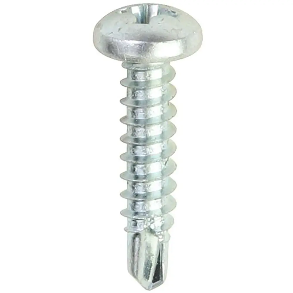 Produktfoto 1 von RS PRO Selbstbohrende Schraube Phillips Flachrund Stahl Verzinkt 1 in