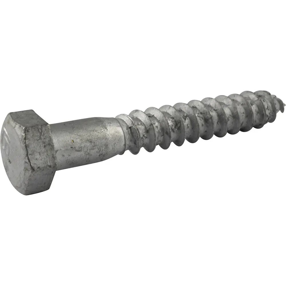 Produktfoto 1 von RS PRO Schlossschrauben Güte A Weichstahl Galvanisiert 3/8 Zoll x 7 in