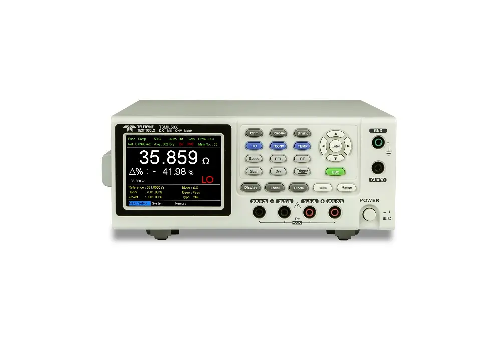 Produktfoto 1 von Teledyne LeCroy T3MIL Ohmmeter 5 mΩ 0.1 μΩ