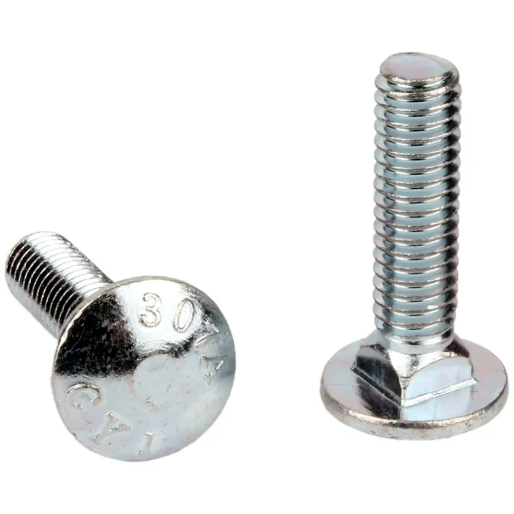 Produktfoto 1 von RS PRO Schlossschrauben Güte A Stahl Verzinkt x 3 in x 76.2 mm