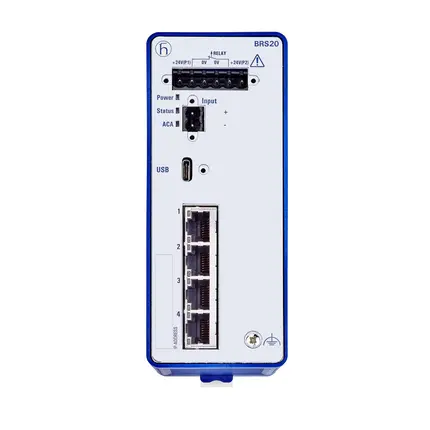 Produktfoto 1 von Hirschmann Ethernet-Switch 4-Port Managed Switch 57 x 138 x 115mm