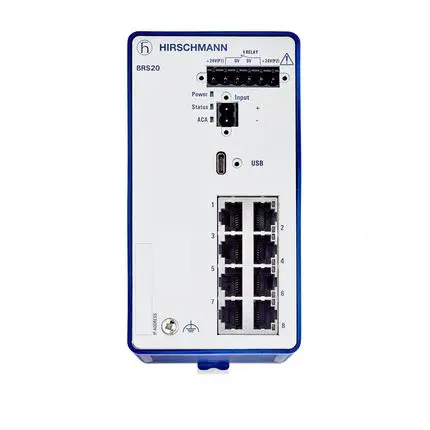 Produktfoto 1 von Hirschmann Ethernet-Switch 8-Port Managed 100Mbit/s