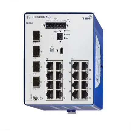 Produktfoto 1 von Hirschmann Ethernet-Switch 20-Port Managed 100Mbit/s