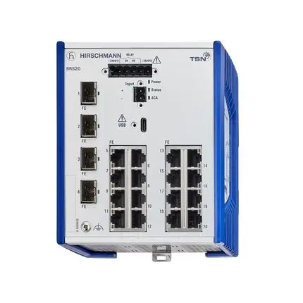 Produktfoto 1 von Hirschmann Ethernet-Switch 20-Port Managed Switch 100Mbit/s