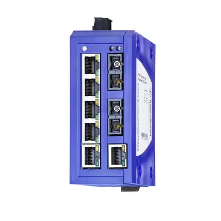 Produktfoto 1 von Hirschmann Ethernet-Switch 8-Port Unmanaged 45 x 110 x 88mm